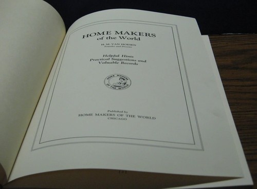Home Makers of the World Marriage Memories and Guide Book - 1923 Vintage - Picture 5 of 10