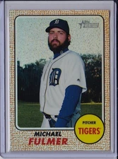 Michael Fulmer 2017 Topps Heritage Chrome Refractor #'d /568 Tigers