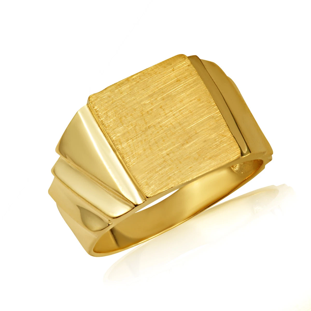 Without Stone 14k Yellow Gold Ring 7.25 Ring Fine Rings for sale