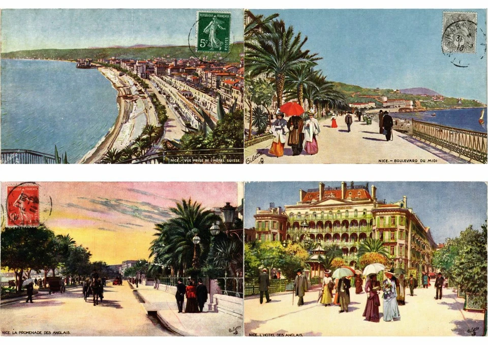 FRANCE NICE TUCK PUBLISHER Mostly OILETTE 48 Vintage Postcards (L2657) - Image 2 of 4