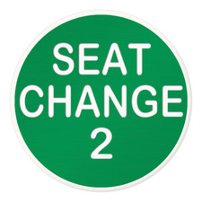 5 - BOUTONS double face changement de siège 2 boutons poker 1,25"