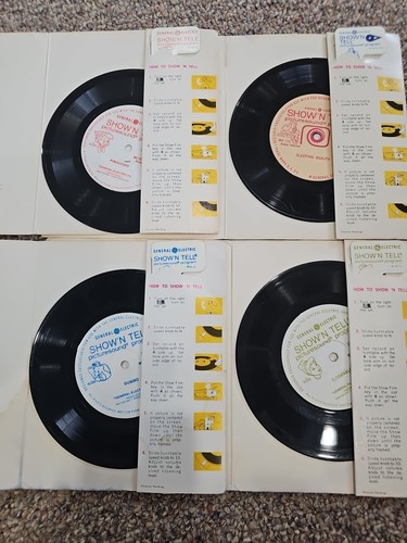 24 Misc 1960's SHOW 'N TELL Complete Record/Viewer Sets Records & Film In Each - Picture 17 of 20