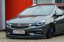 CUP Frontspoilerlippe ABS Opel Astra K, Sports Tourer Schwarz Matt