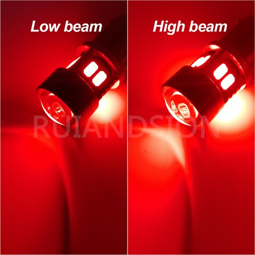 2x 1157 LED Ampoule Indicateur De Voiture P21/5W Signal Lumineux 6V Blanc/Rouge - Bild 10 von 12