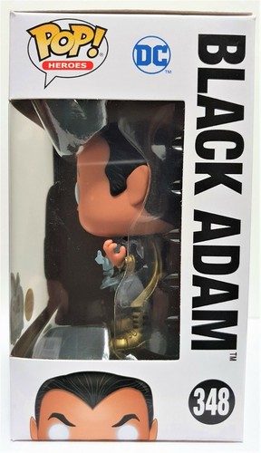 Funko Pop Black Adam Glow # 348 GITD Big Apple Exclusive Vinyl Figure DC Comics - Picture 3 of 8