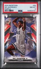 2024 TOPPS INCEPTION PURPLE #58 GG JACKSON II 43/150 PSA 8