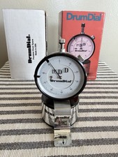 DrumDial Precision Drum Tuner Silver Black Metal with Edge Gage for Drum  Box