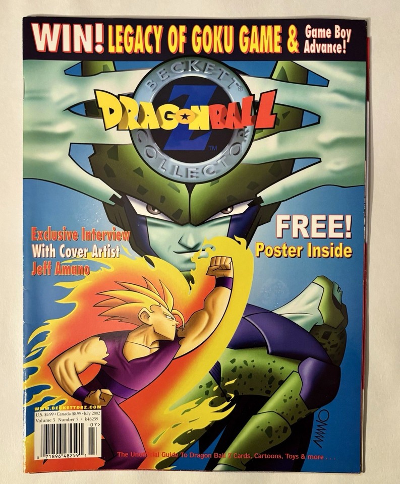 Dragon Ball Z DBZ Beckett Collector Magazine Lot of 6 Issues w/ 6 ...