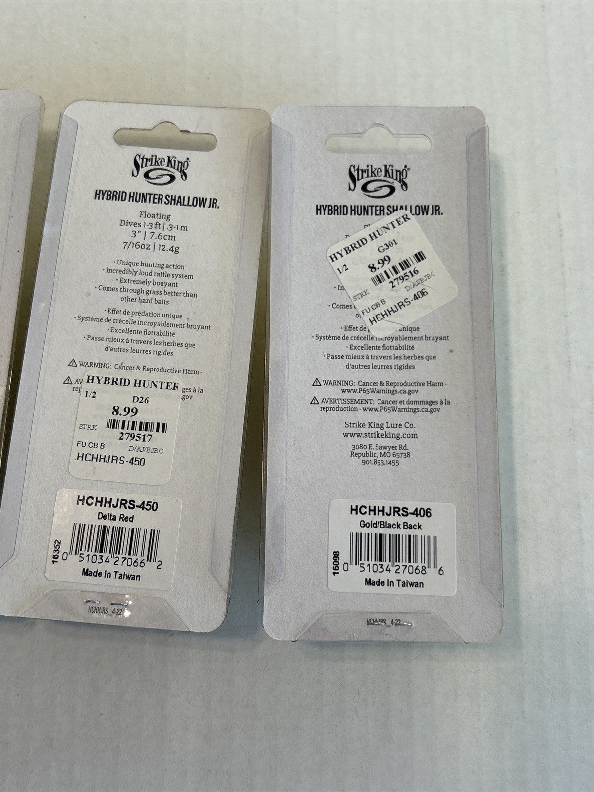 Lot Of 3 Strike King Hybrid Hunter Jr Shallow Crankbait - Image 6