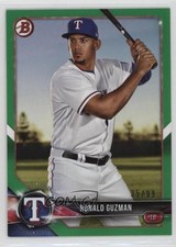 2018 Bowman Prospects Green 35/99 Ronald Guzman #BP122 Rookie RC 7i6