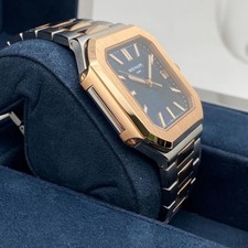 New Patek Philippe Cubitus 5821/1AR-001 Date 45 Steel Rose Gold Blue Watch 6