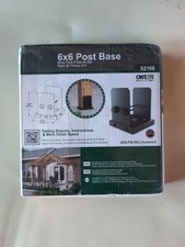 OZCO 52108 Ironwood Lite 6x6 Post Base, (1 per Pack)