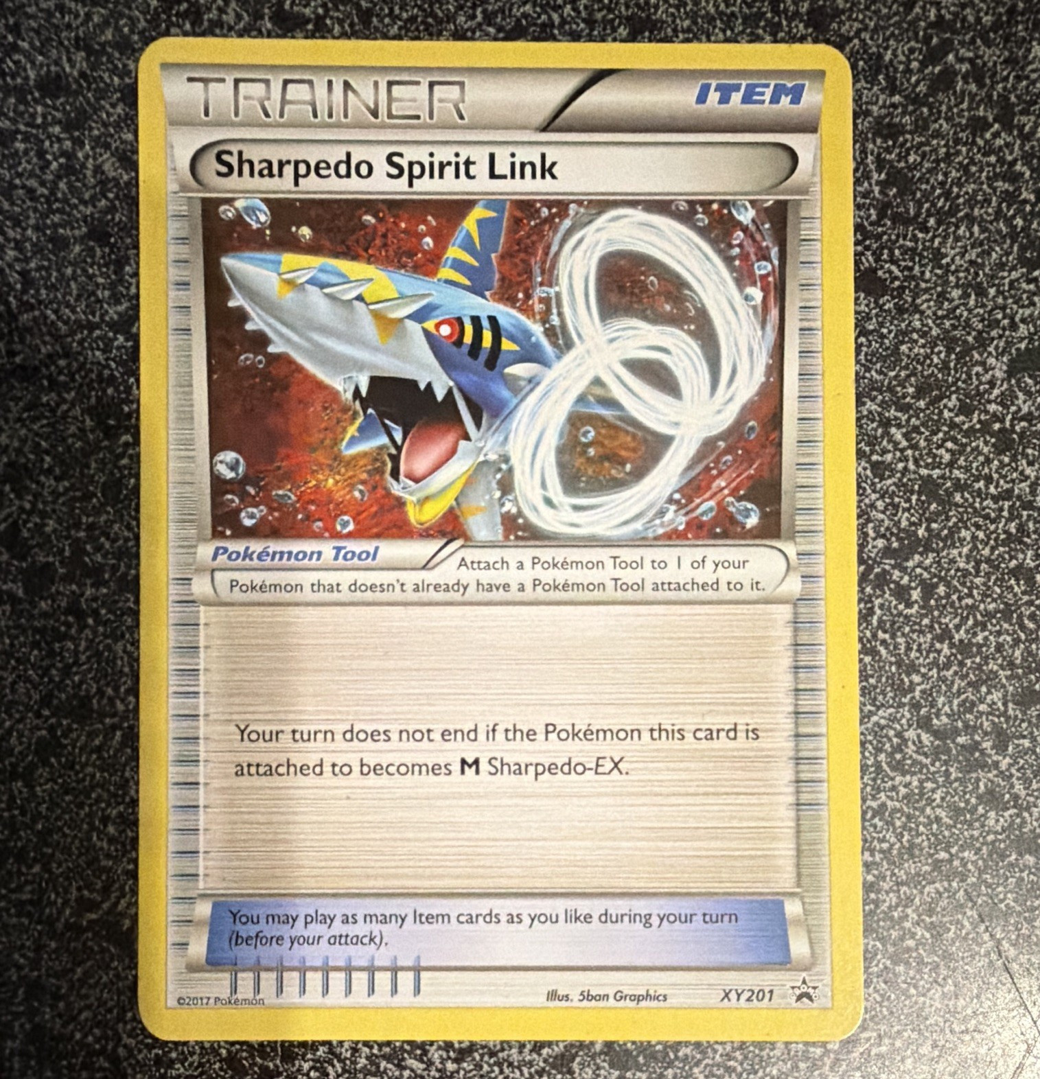 The Pokémon Company Sharpedo Spirit Link XY201 XY EN Trainer Promo Regular