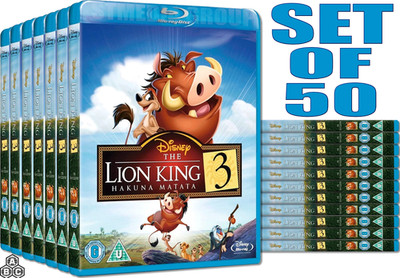 The Lion King 3: Hakuna Matata Blu-ray [Region Free] 50 Pieces LOT