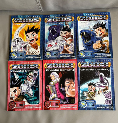 Zoids: Chaotic Century Manga Bundle - Volumes 1, 5, 7, 8, 10 & 13 (VIZ)