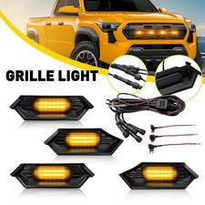 Front Grille Lights for 2024-2025 Tacoma TR D Sport&TR D Off-Road Amber LED EAA