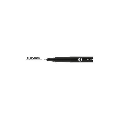 MOLOTOW 703201 BLACKLINER FINE FELT MARKER 0.05MM