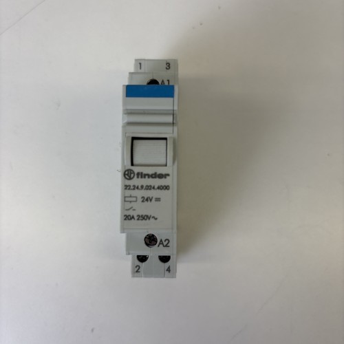 Finder 22.24.9.024.4000 max.: 20 A 2 NC 1 - 2 way relay - Afbeelding 2 van 4