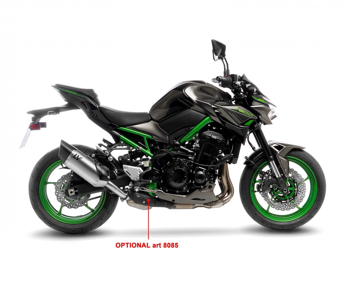 LeoVince slip-on exhaust LV-14 R ECE Approved EURO 4/5 KAWASAKI Z 900 2020 2024