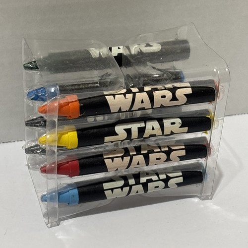 Vintage Star Wars Crayons LucasFilm Ltd Classic Logo 8 Pack Jumbo Unused HTF - Picture 1 of 12