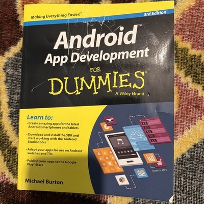 Android App Development for Dummies by Michael Burton (2015, Trade Paperback)