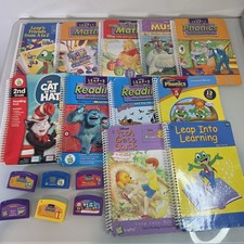 LeapPad Learning Lot of 11 Books  6 Cartridges