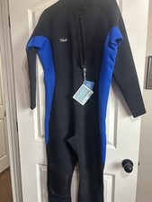 BRAND NEW Men's wetsuit Front Zip 3/2mm Neoprene Scuba Diving - SIZE XL