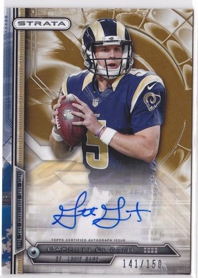 2014 Garrett Gilbert Topps Strata   Auto  RC 141/150    #135 (A3219)