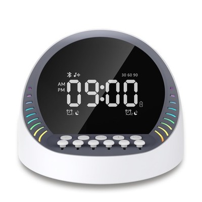 White Noise Sound Machine with Bluetooth Speaker, 6 Mixable Nature Sounds & 6...