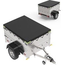 Anhänger-Plane 214 x 122 cm Flachplane Stema 750kg Abdeckplane für Anhänger PKW