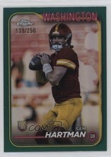 2024 Topps Chrome Rookies Teal Refractor 139/250 Sam Hartman #235 ut4