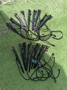 Mister Landscaper Black Landscape Stake Assembly Lot Of 17 All Work Read Discri