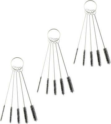 MEETOOT 15-Piece 4-Inch Nylon Tube Brush Set, Straw Cleaning Brush, Carburetor C