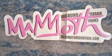 VTG Mammoth Unbound Terrain Parks Mammoth Mountain Sticker Ski Resort Snowboard