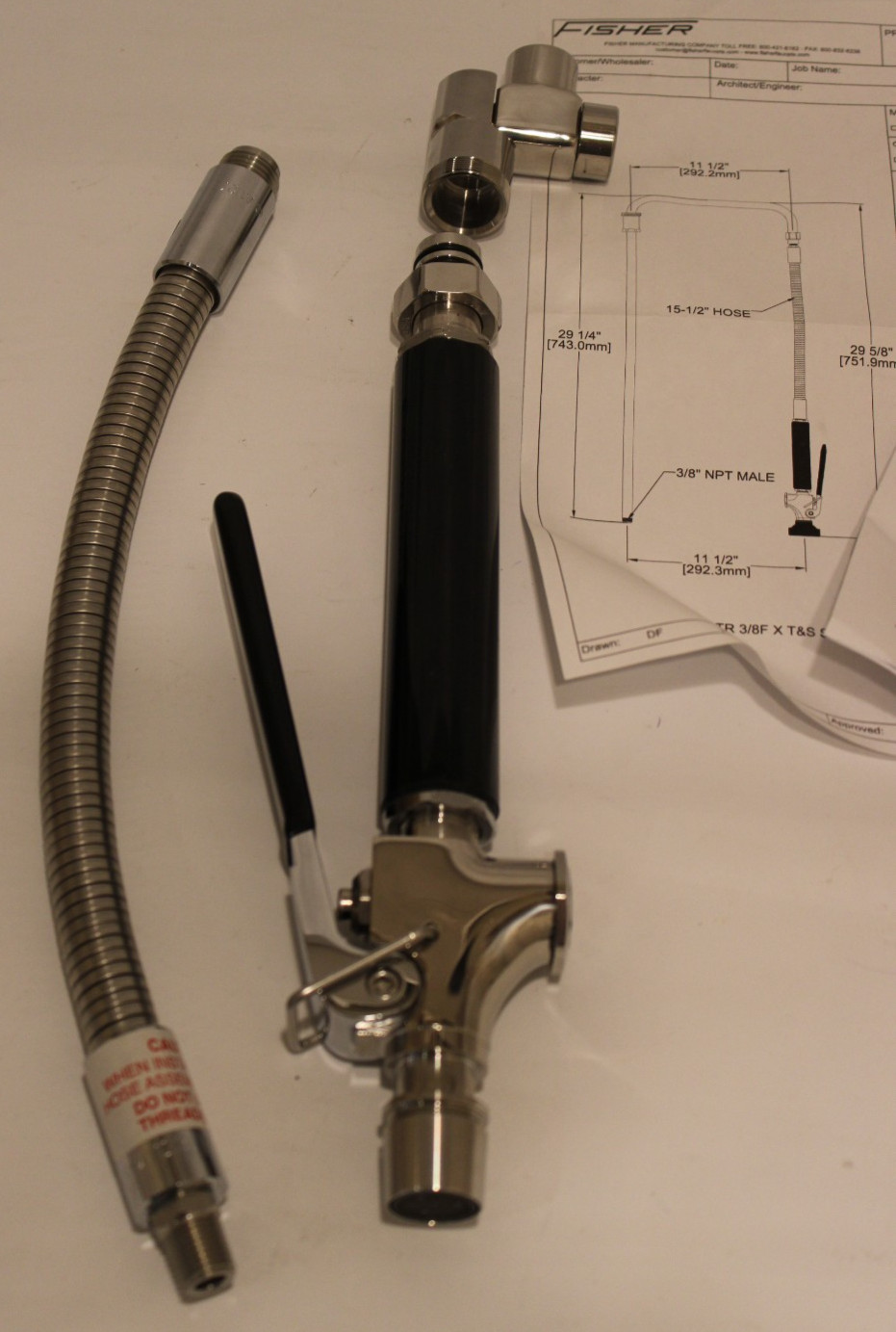 Fisher 75586 - Stainless Steel Ultra Spray Valve Parts/Spray