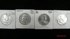 Two (2) 1960 and Two (2) 1961 PROOF Franklin Half Dollars 90% SILVER (4 Coins)