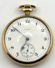 Elgin 1919 Antique Mechanical Pocket Watch  7J  16s  21396580  NON-WORKING
