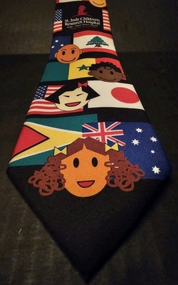 St. Jude Children's Research Hospital Multi-Cultural Diversity Flag Men's Tie