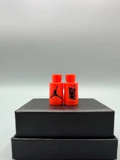 Nike Logo Air Jordan VI Lace Locks Infrared Base Black Jumpman (NOT RED)