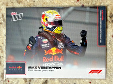 2021 Topps Now   F1 Max Verstappen First Career Grand Slam Card # 027
