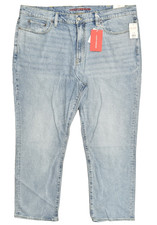 Lucky Brand Men's Athletic Fit Denim Jeans Monaco Blue 5-Pocket Zip 46x30 NEW