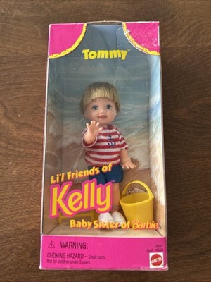 1997 Barbie Li'l Friends of Kelly Beach Tommy with Sand pail and