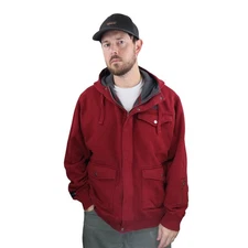 North Face Heavyweight Fleece Lined Winter Hoody Jacket Mens XL US Free Skiing