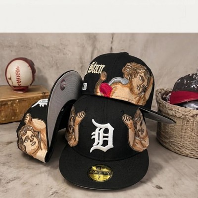 Jon Stan x Detroit Tigers Black Baseball Cap 7 1/4 59FlFTY Fitted Cap MLB