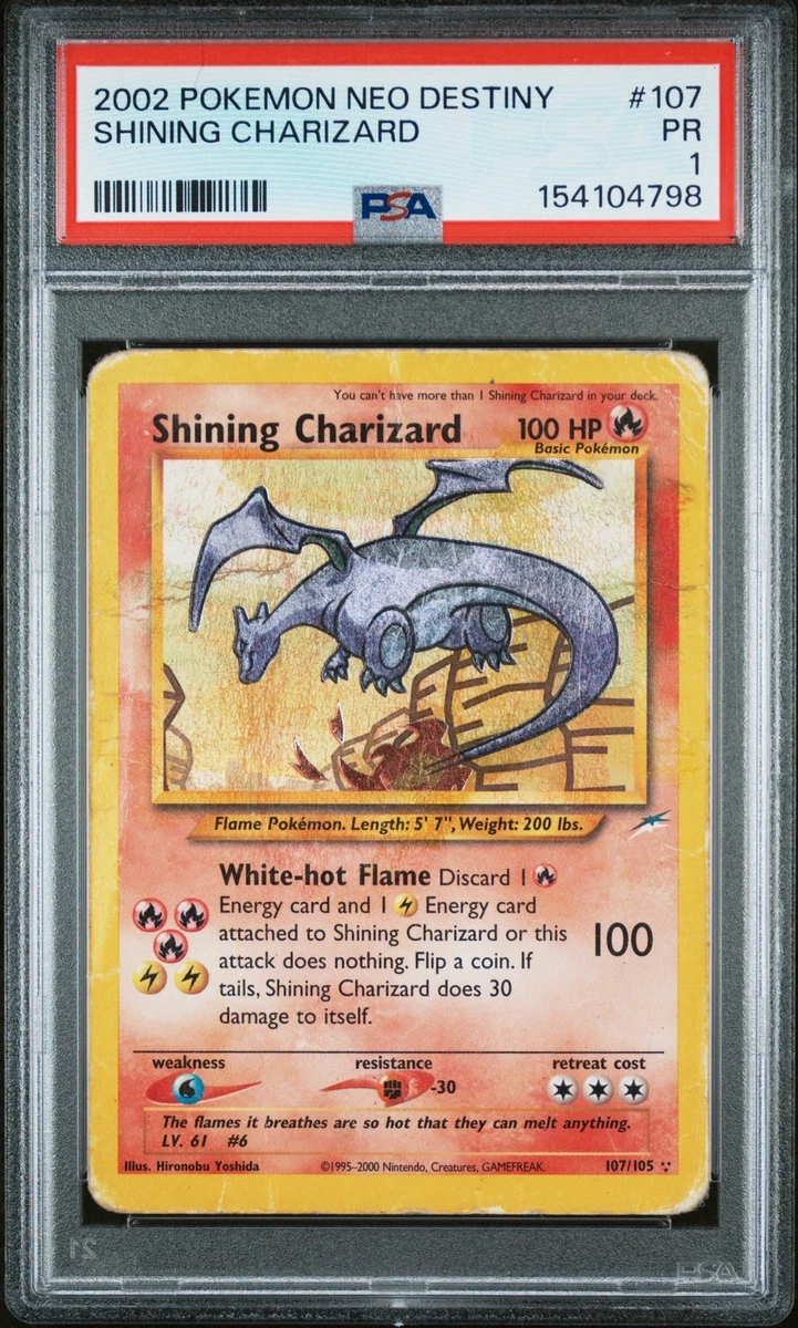 Shining Charizard 107/105 Neo Destiny Holo for sale online | eBay