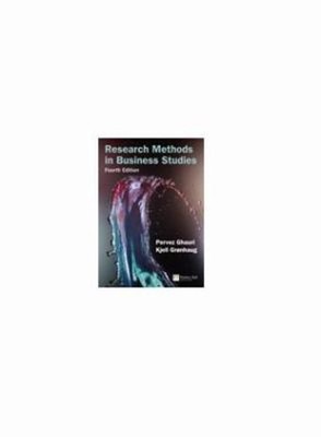 Research Methods in Business Studies Paperback Pervez, Gronhaug,