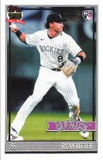 2026 Topps Series One Ryan Ritter 1991 Throwback Colorado Rockies T91-26