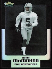 Kevin McMahan 2006 Finest Black Refractors #111 #/99 - Oakland Raiders