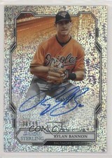 2019 Bowman Sterling Prospect Speckle Refractor 36/99 Rylan Bannon Auto 7m3