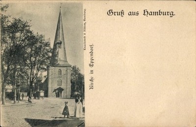 Ak Hamburg Nord Eppendorf, Kirche - 4953639